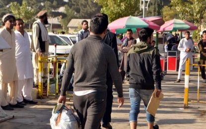 یک گروه ۵۰ نفری پناهجویان افغان امروز به کابل بازگشت داده شد