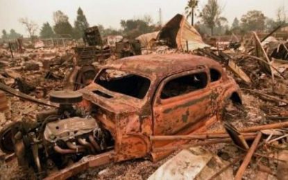 اعلام  وضعیت اضطراری در ایالت کالیفورنیا در پی گسترش آتش‌سوزی‌ در این ایالت
