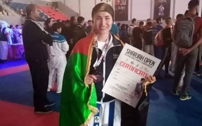 یک کاراته‌کار افغان در رقابت‌های گرند‌پرانس امارات به مدال برنز دست یافت