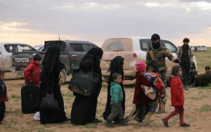 بیش از ۶۰۰ تن از اعضای خانواده داعشیان از سوریه به عراق منتقل شد