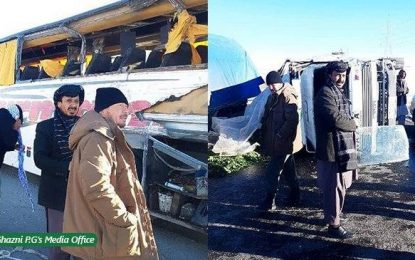 حادثه‌ی ترافیکی در مسیر شاه‌راه کابل – قندهار یک کشته و هفت زخمی بر جای گذاشت