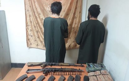 امنیت ملی نیمروز دو عضو گروه طالبان را بازداشت کرده است