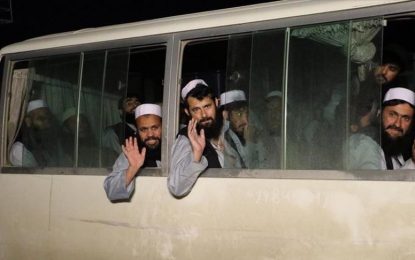 ۹۰۰ زندانی دیگر گروه طالبان از زندان آزاد شده اند
