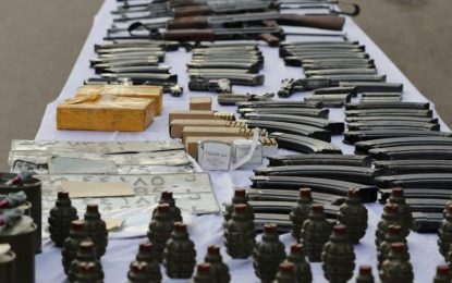 یک دیپوی سلاح طالبان توسط نیروهای ویژه امنیتی کشف گردیده است
