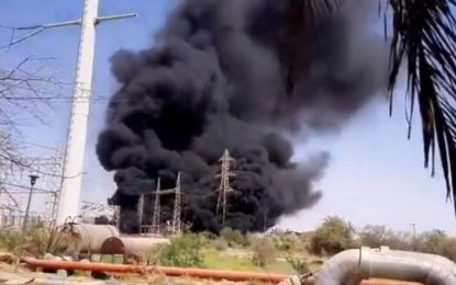 وقوع انفجار و آتش‌سوزی در یک نیروگاه برق ایران