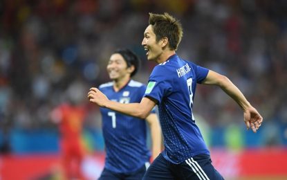 حذف جاپان تنها نماینده قاره کهن در مرحله یک هشتم از رقابت‌های جام جهانی فوتبال ۲۰۱۸ روسیه