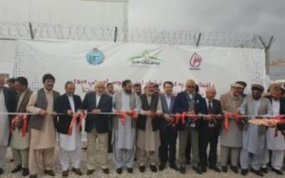 بزرگ‌ترین کارخانه تولید آب انگور و کشمش در ولایت پروان افتتاح شد