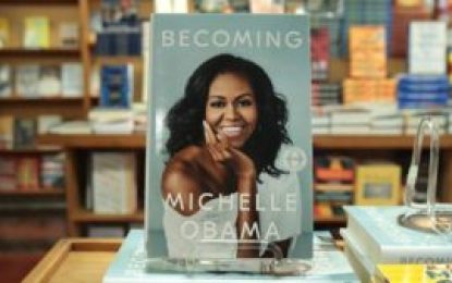 کتاب خاطرات خانم اوباما در صدر پروفروش‌ترین کتاب‌های امریکا و کانادا قرار گرفت
