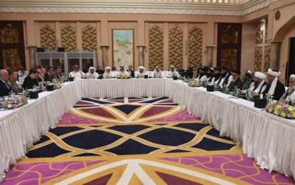 مذاکرات نمایندگان امریکا و طالبان در قطر متوقف شده است