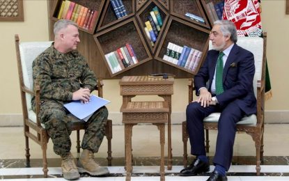 فرمانده قوای مرکزی امریکا بر ادامه کمک‌های این کشور به افغانستان تاکید کرده است